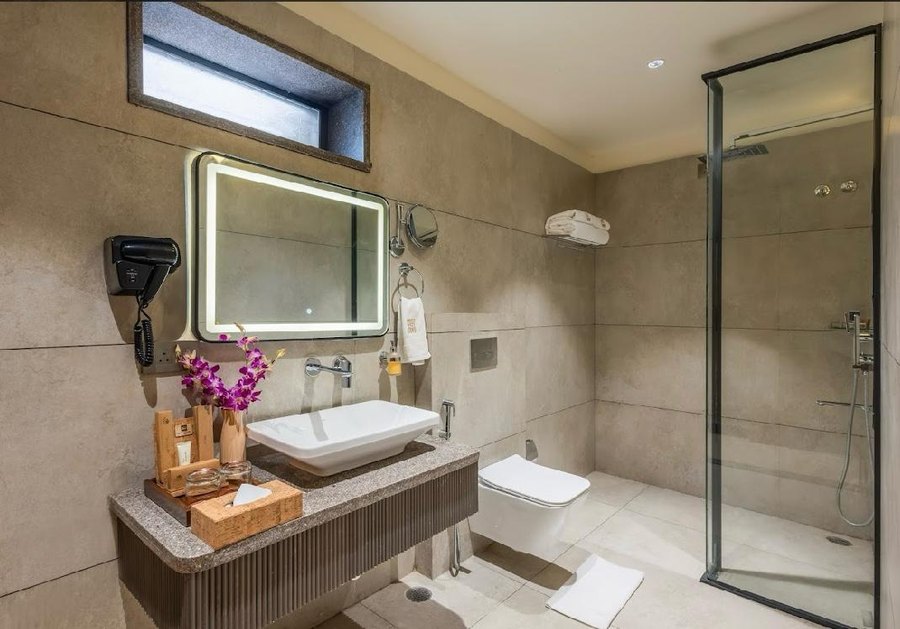 Bathroom at The Forest Chapter by Sayaji, Madhai
